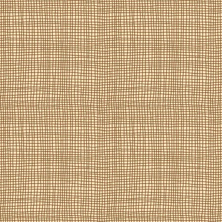 Repeating sack material background texture. Tileable vector wallpaper repeats left, right, up and down.のイラスト素材