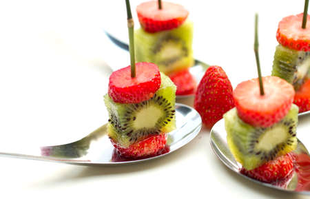 strawberry mix kiwiの写真素材