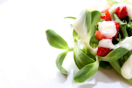 fresh mixed saladの写真素材