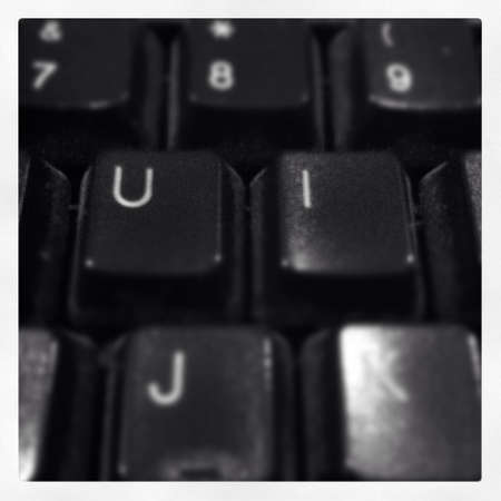 Up close of a keyboardの素材