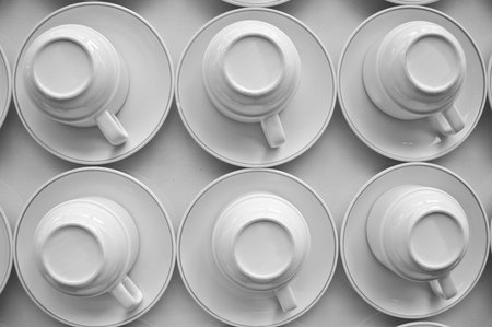 classical ceramic coffee cups