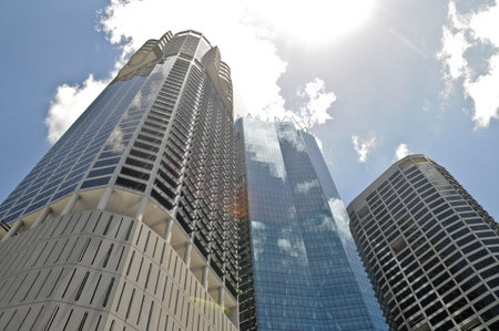High rise business offices