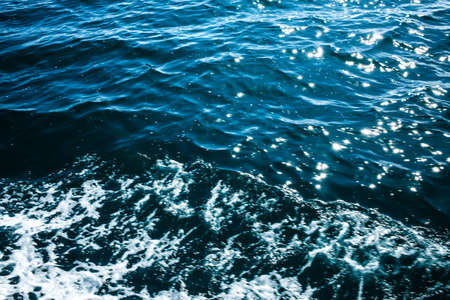 Deep blue ocean- Abstact background ,Gulf of Thailandの写真素材