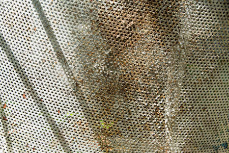 Rusty iron chair texture, Close upの写真素材