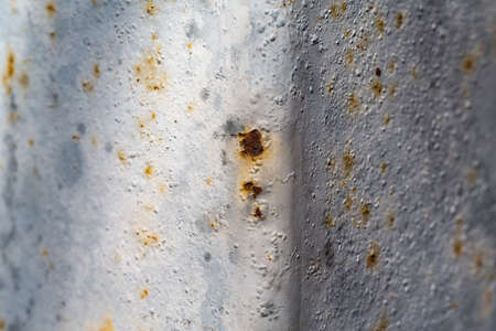 Abstract rusty metal texture background, Close up & Macro shot, Grey painted color, Industrial materialの写真素材