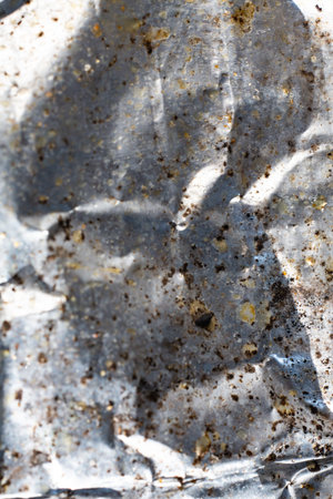 Dirty Aluminium Foil Plate Gas Stove Oil Splatter Screens Cooking Insulate Splash Proof Baffle Plate Kitchen Toolsの写真素材