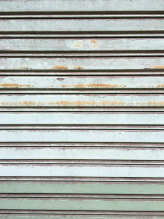 Grunge metallic roller shutter doorの写真素材