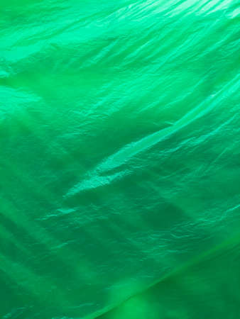 Green plastic texture backgroundの写真素材