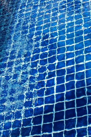 Blue swimming pool background