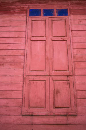 Vintage wooden home window, Thailand traditional styleの写真素材