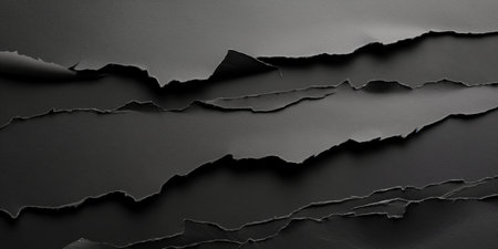 Smooth, flowing paper waves in gray scale, showcasing a gentle, undulating textureの素材