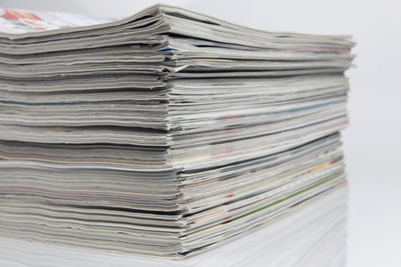 Stack of magazines