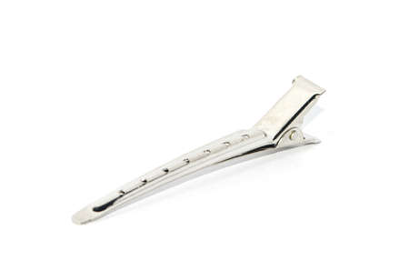 hair clip on white backgroundの写真素材
