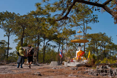 temple on mountainの写真素材