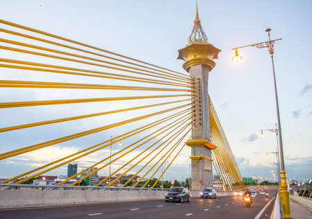 Nonthaburi Bridgeの写真素材