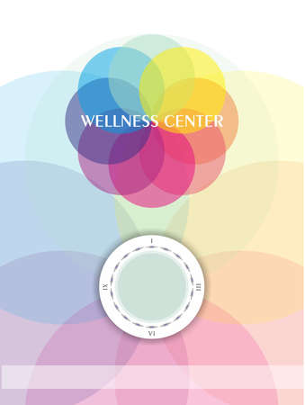 Wellness Center Cover Pageの写真素材