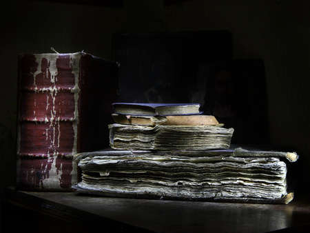 The old booksの写真素材