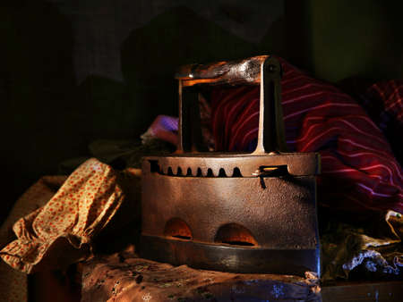 The old ironの写真素材
