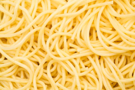 background of boiled spaghetti pastaの写真素材