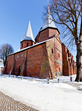 Former collegiate church at Bardowick, Lower Saxony, commonly known as Bardowicker Domの写真素材