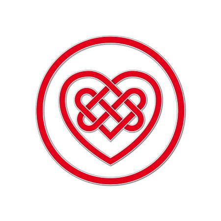 Celtic Knot Symbol of Eternal Loveのイラスト素材