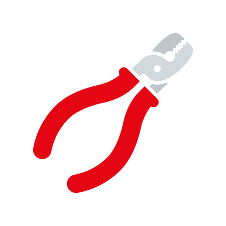 tweezers, workshop and home improvement tool iconのイラスト素材