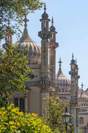Domes and spires, detail of Royal Pavilion at Brightonの写真素材