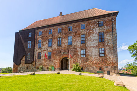 Koldinghus, medieval castle and museum at Kolding, Denmarkのeditorial素材