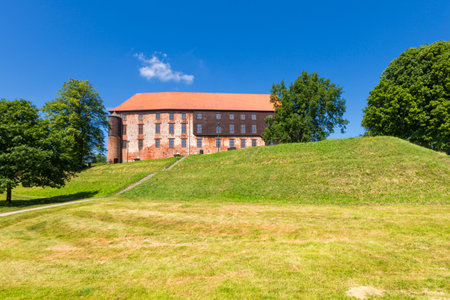 Koldinghus, medieval castle and museum at Kolding, Denmarkのeditorial素材