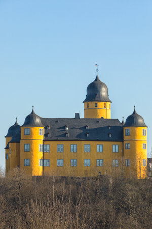 Castle at Montabaur, Rhineland-Palatinate, verticalのeditorial素材