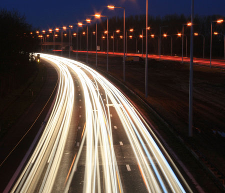 highway at night