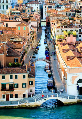Venice canals and waterwaysのeditorial素材