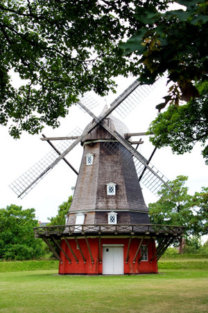 windmill in Copenhagenの写真素材