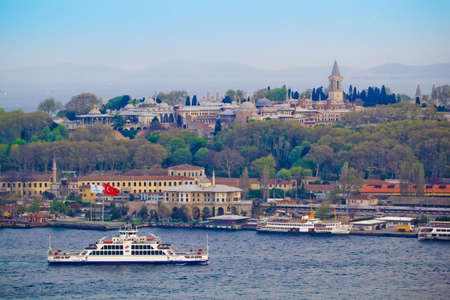 Topkapi palace and Sultanhamet districtのeditorial素材