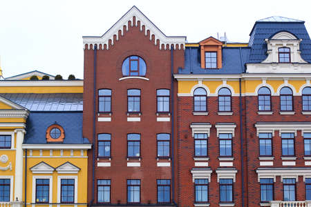 building facade european cityの写真素材