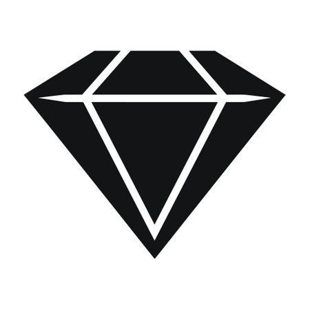 Diamond Icon Illustration sign design style.のイラスト素材
