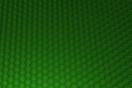 Abstract industrial background made of hexagons, 3d render illustration
