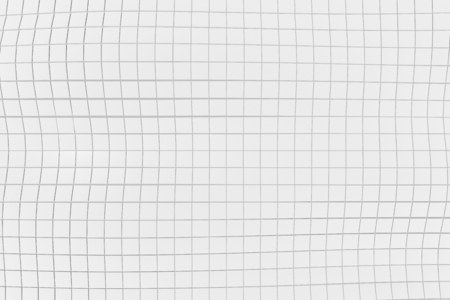 Wavy surface made of white cubes with glowing background, abstract background, 3d render illustrationの写真素材