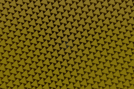 Wall of prisms, abstract background made of prisms. 3D render illustration