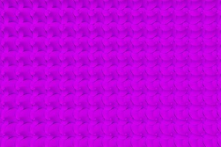 Pattern of violet twisted pyramid shapes. Abstract background. 3D rendering illustration.の写真素材