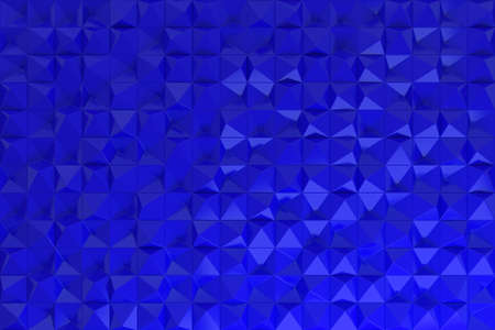 Pattern of black pyramid shapes. Wall of pyramid. Abstract background. 3D rendering illustration.の写真素材