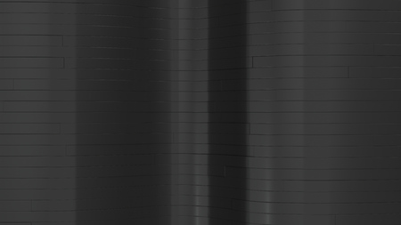 Abstract geometric background, waves from black planks.3D rendering animationの写真素材