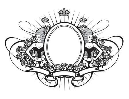 Frame Lustのイラスト素材