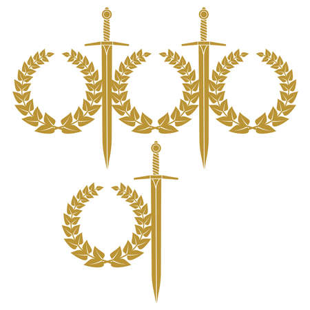 Garland And Swordのイラスト素材