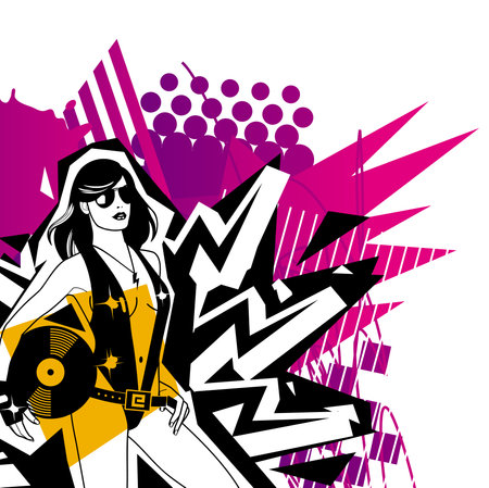 Hey DJ !のイラスト素材