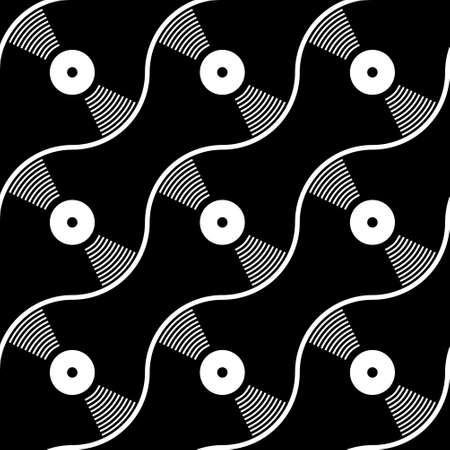 Seamless Pattern Vinylのイラスト素材
