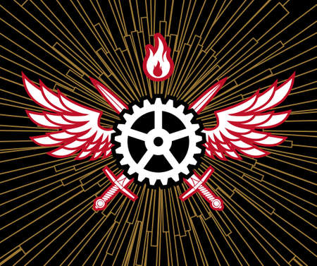 Pinion And  Wingsのイラスト素材
