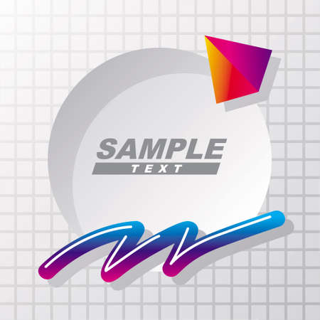 Retro Vintage Abstract Background With Circle のイラスト素材