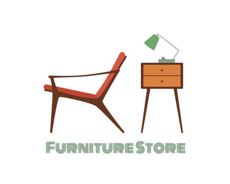 Furniture store printのイラスト素材