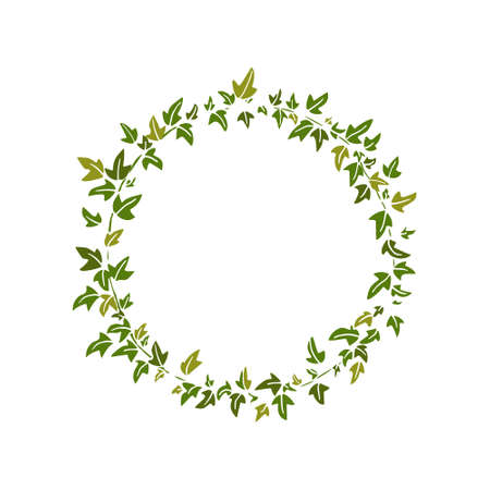 English ivy wreathのイラスト素材